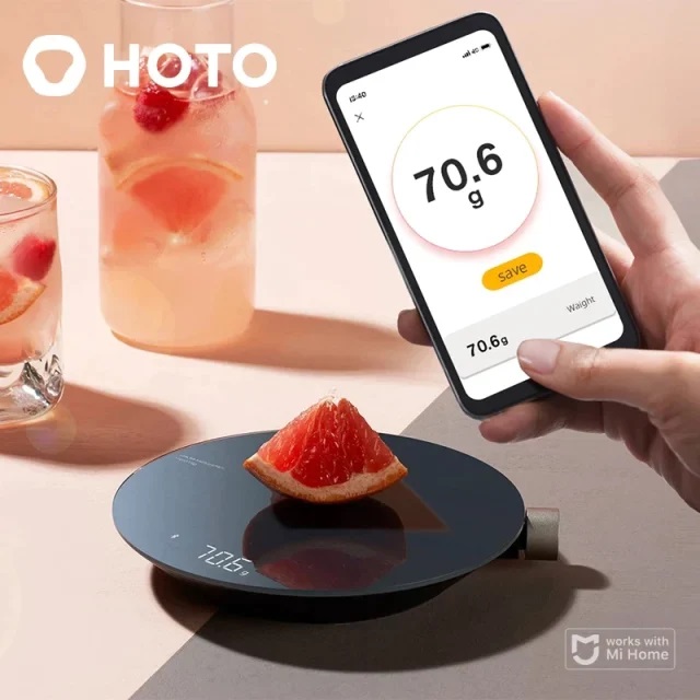 ترازو هوشمند آشپزخانه شيائومي مدل Xiaomi Hoto Smart Kitchen Scale ...